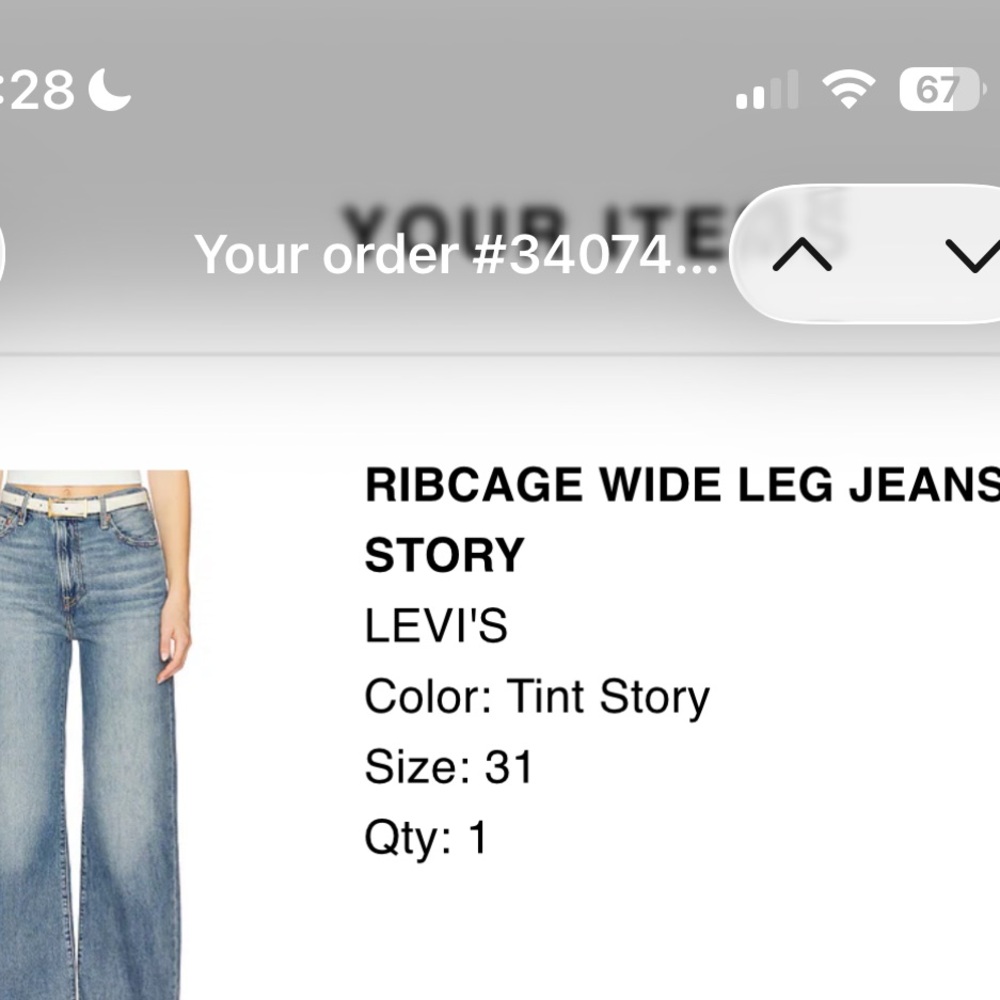 Levi’s Ribcage - Picture 5 of 7